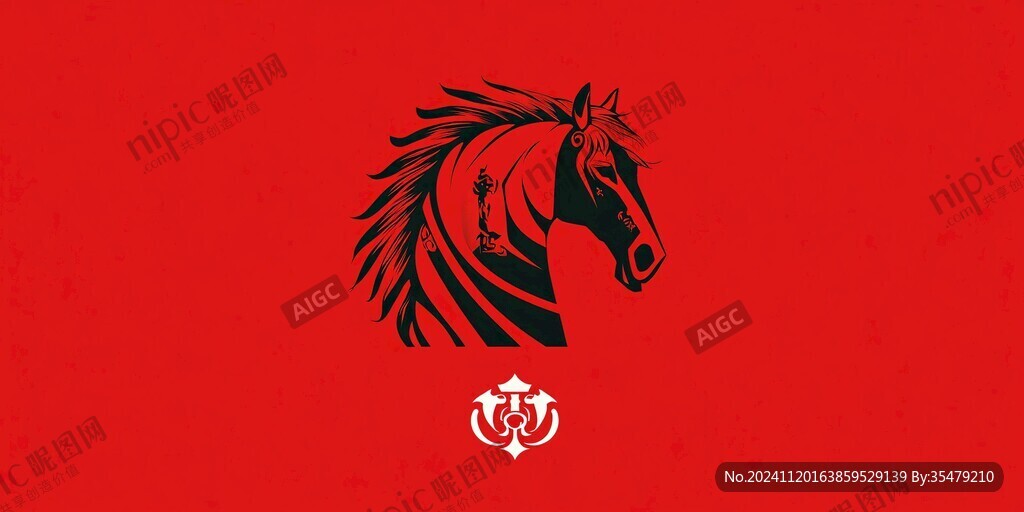 馬主題logo