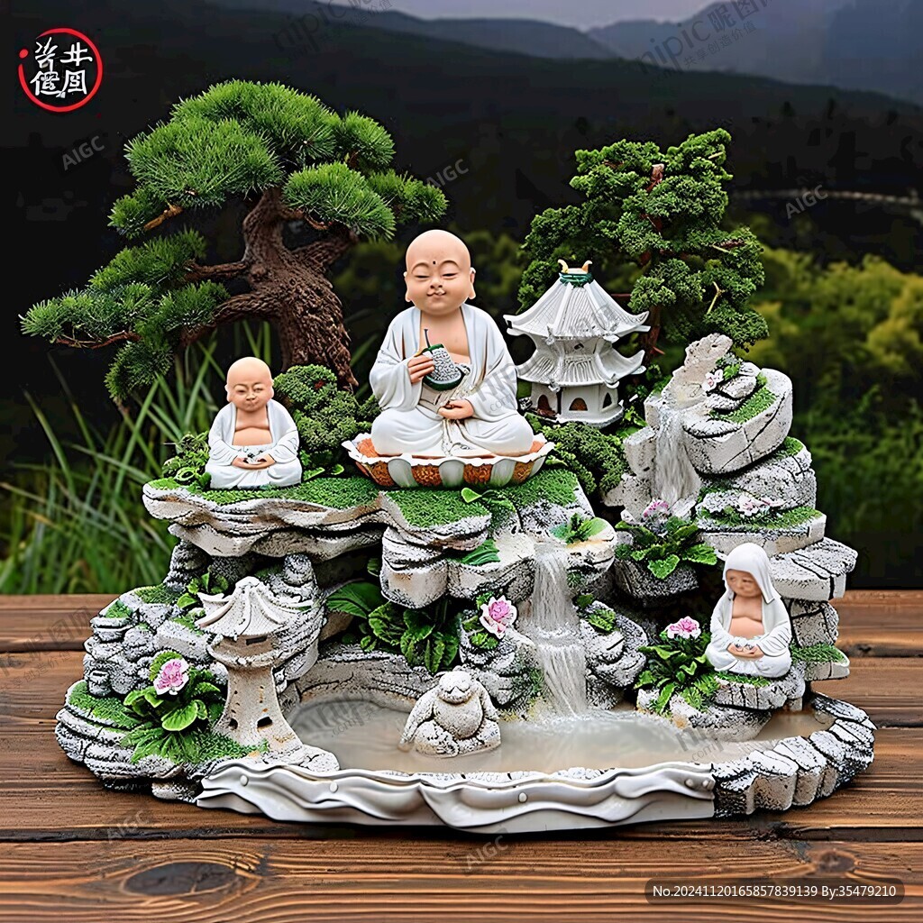 家有靠山擺件