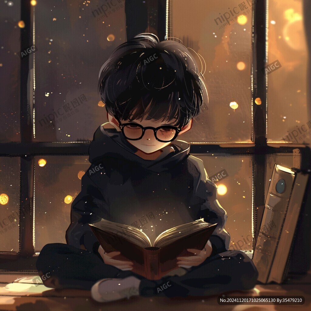 手繪追光的少年