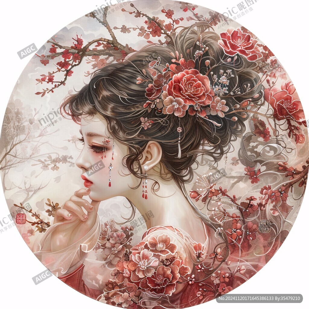 宮廷風插畫