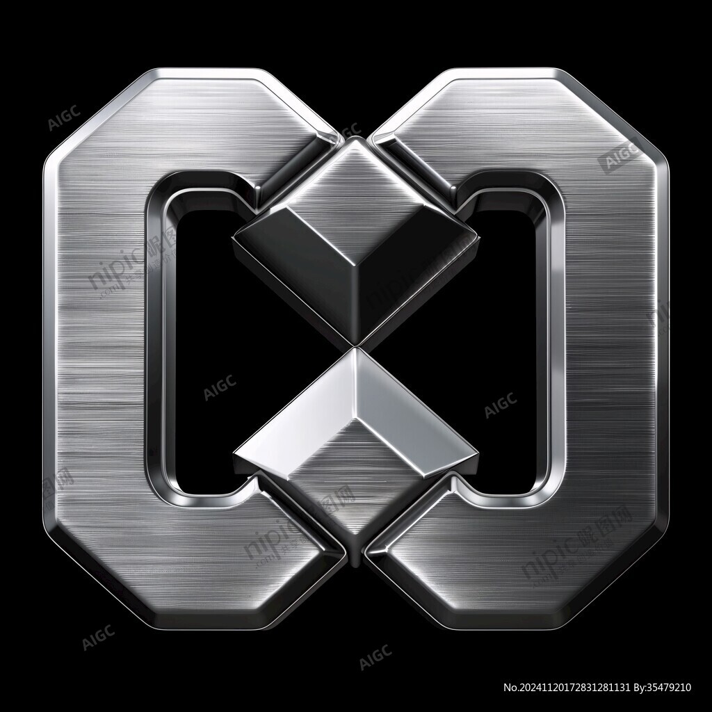 x金屬logo