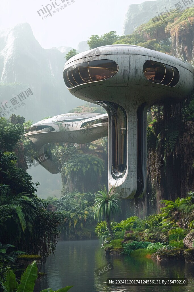 幻想的外星建筑