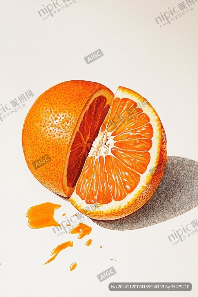 臍橙修圖