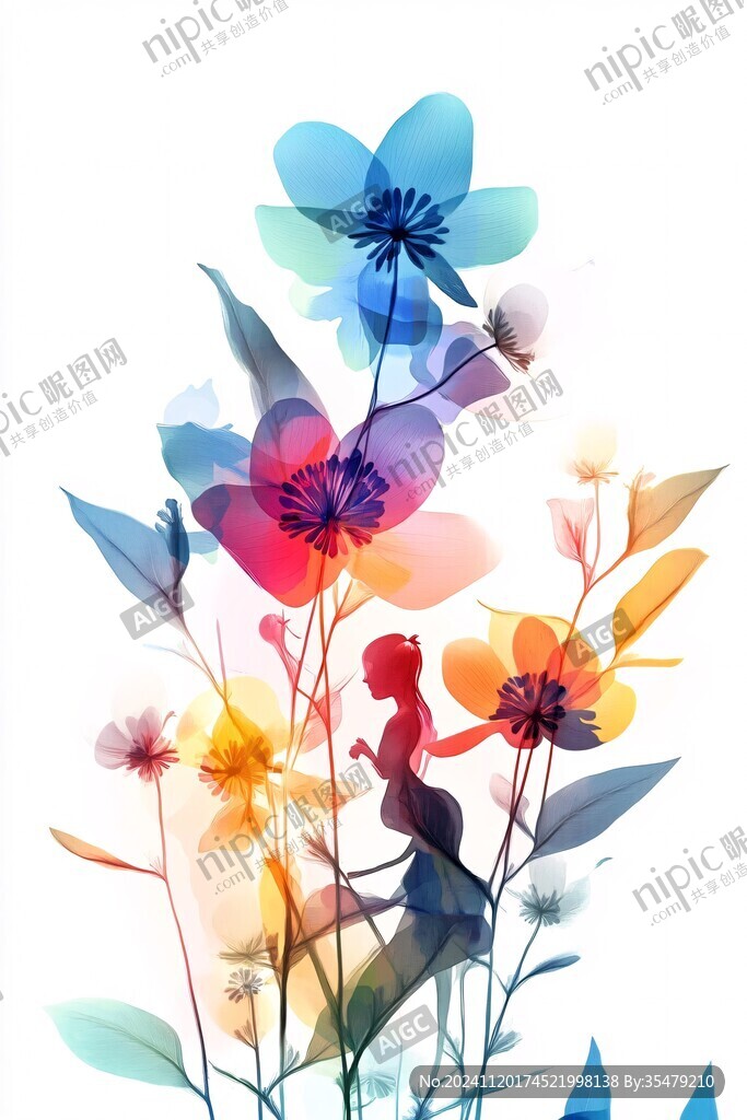 創意幻彩花