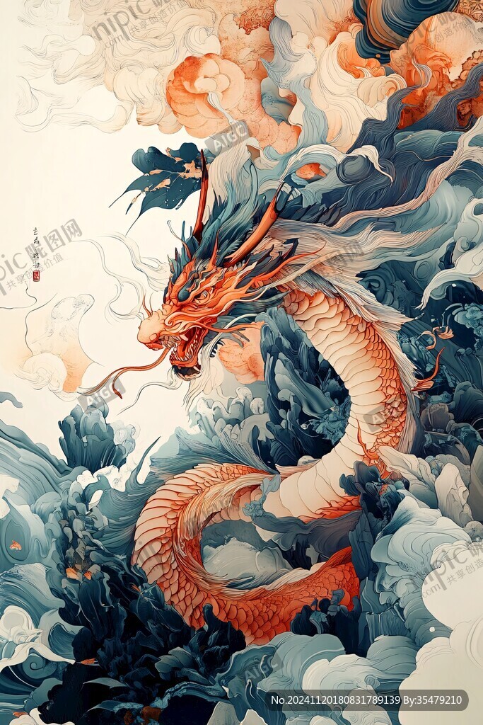 龍年系列包裝插畫