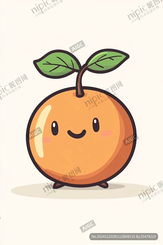 臍橙卡通形象