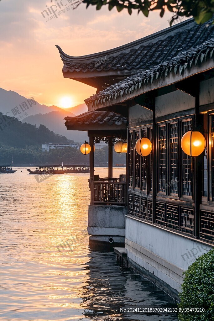 東錢湖夕陽