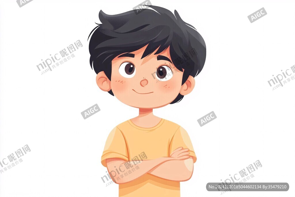 男生卡通形象設計