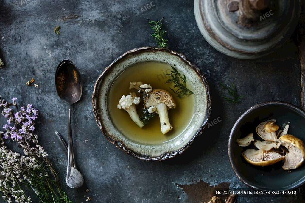 松茸湯