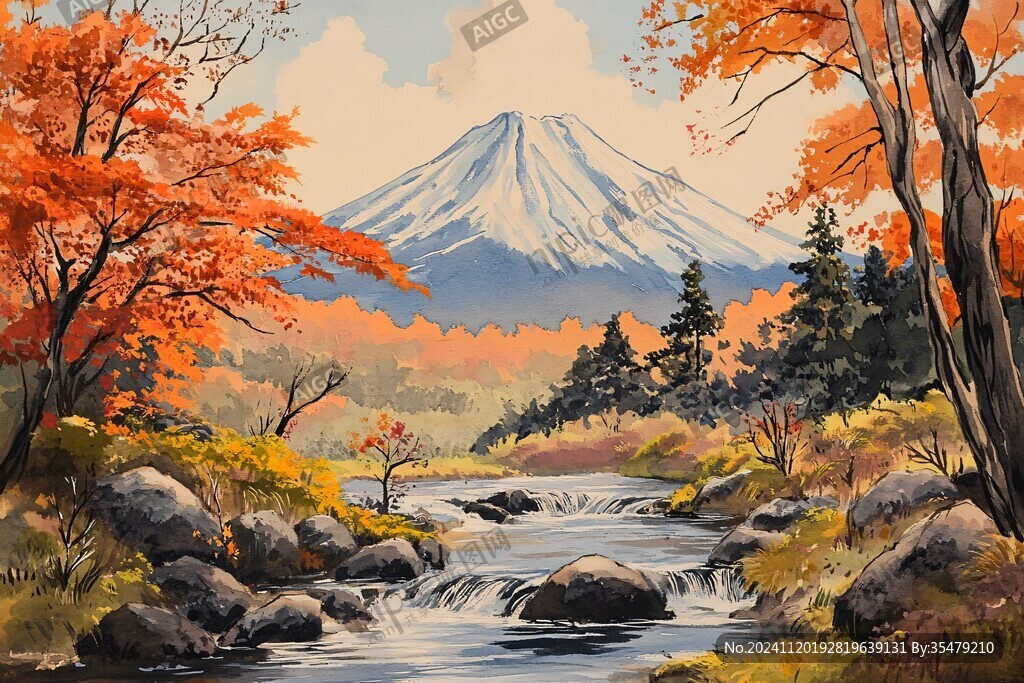 日本風(fēng)景畫