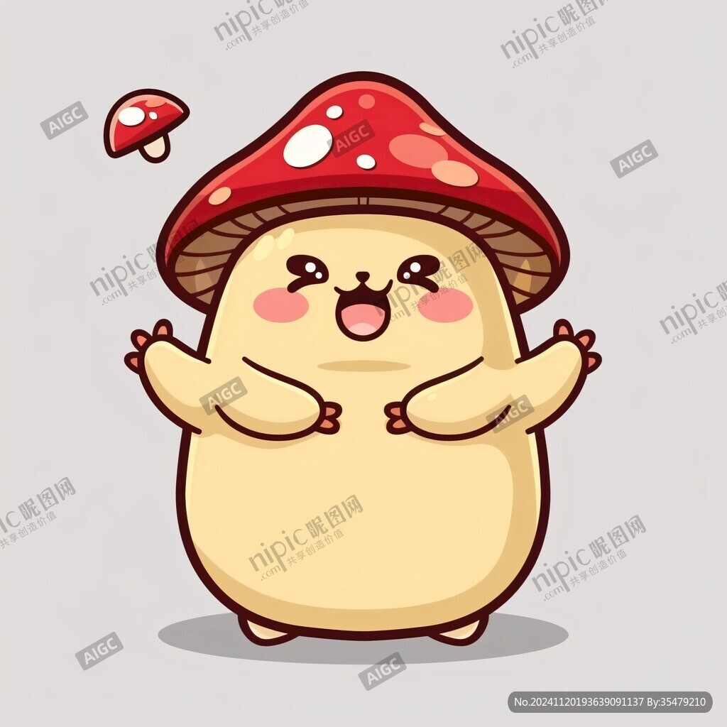 蘑菇擬人形象設(shè)計(jì)