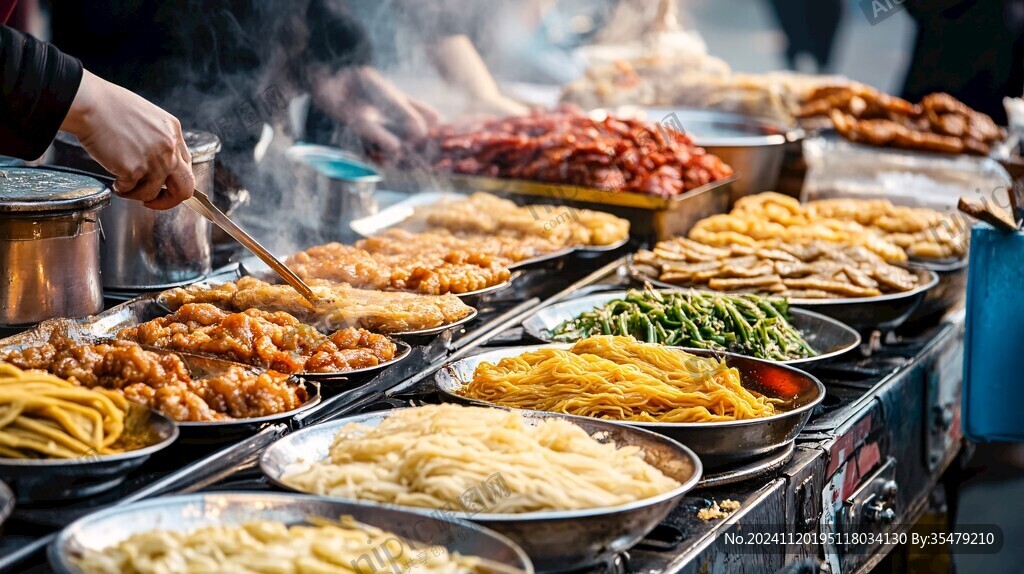 古鎮夜市小吃美食