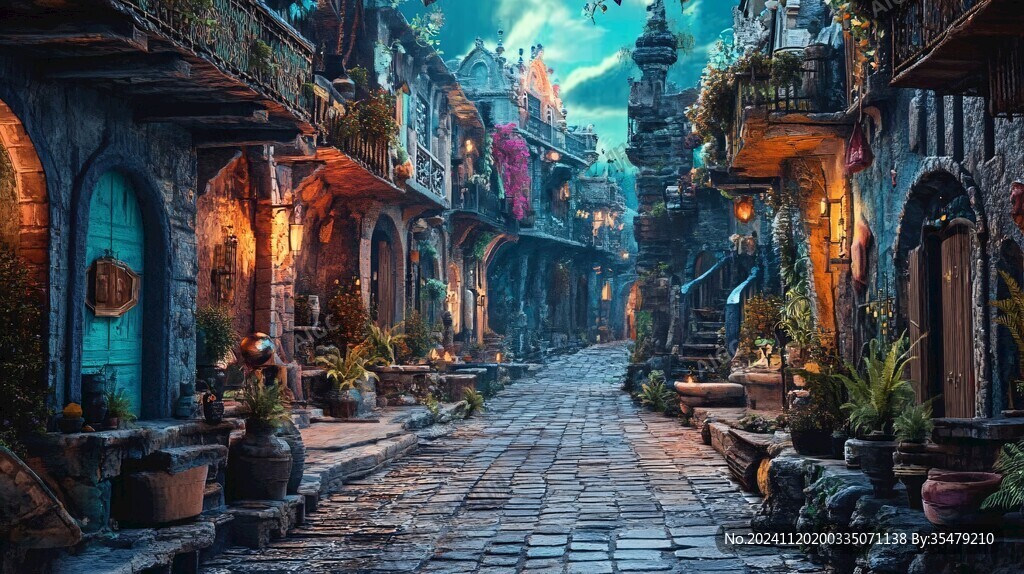 影視小鎮(zhèn)街景