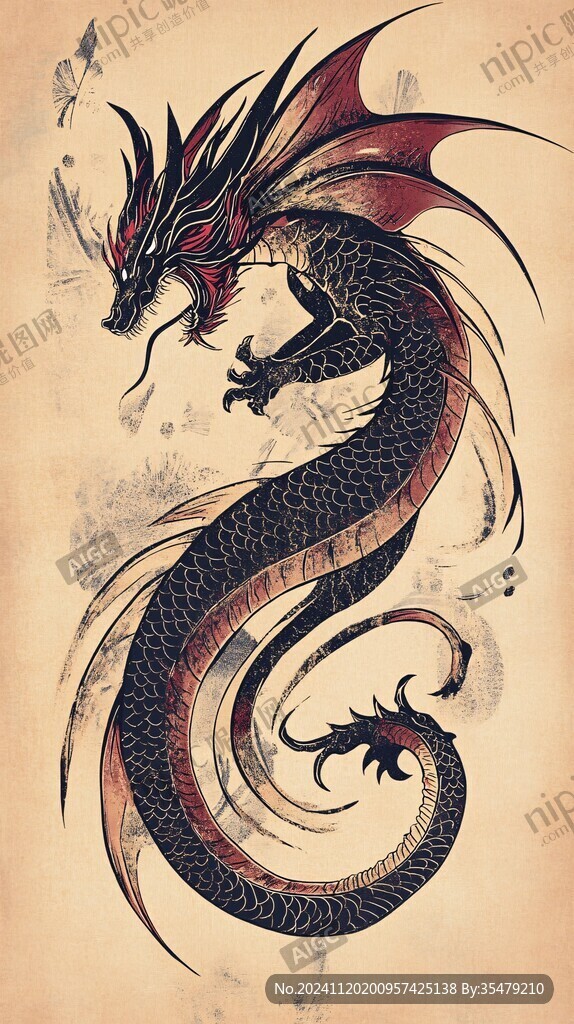 原創手繪龍