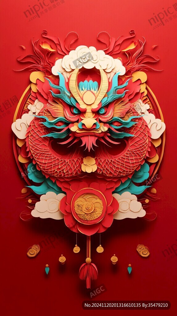 龍年文創(chuàng)插畫