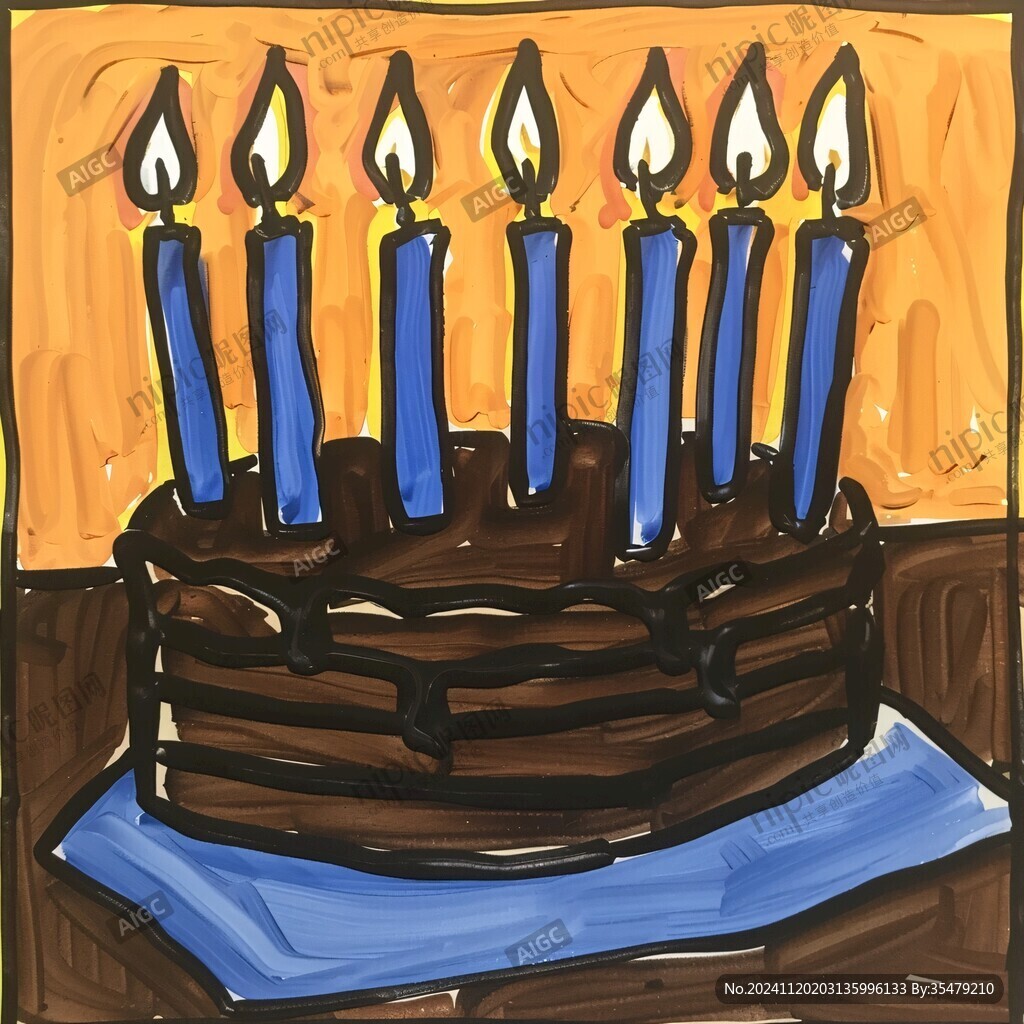 生日手繪圖