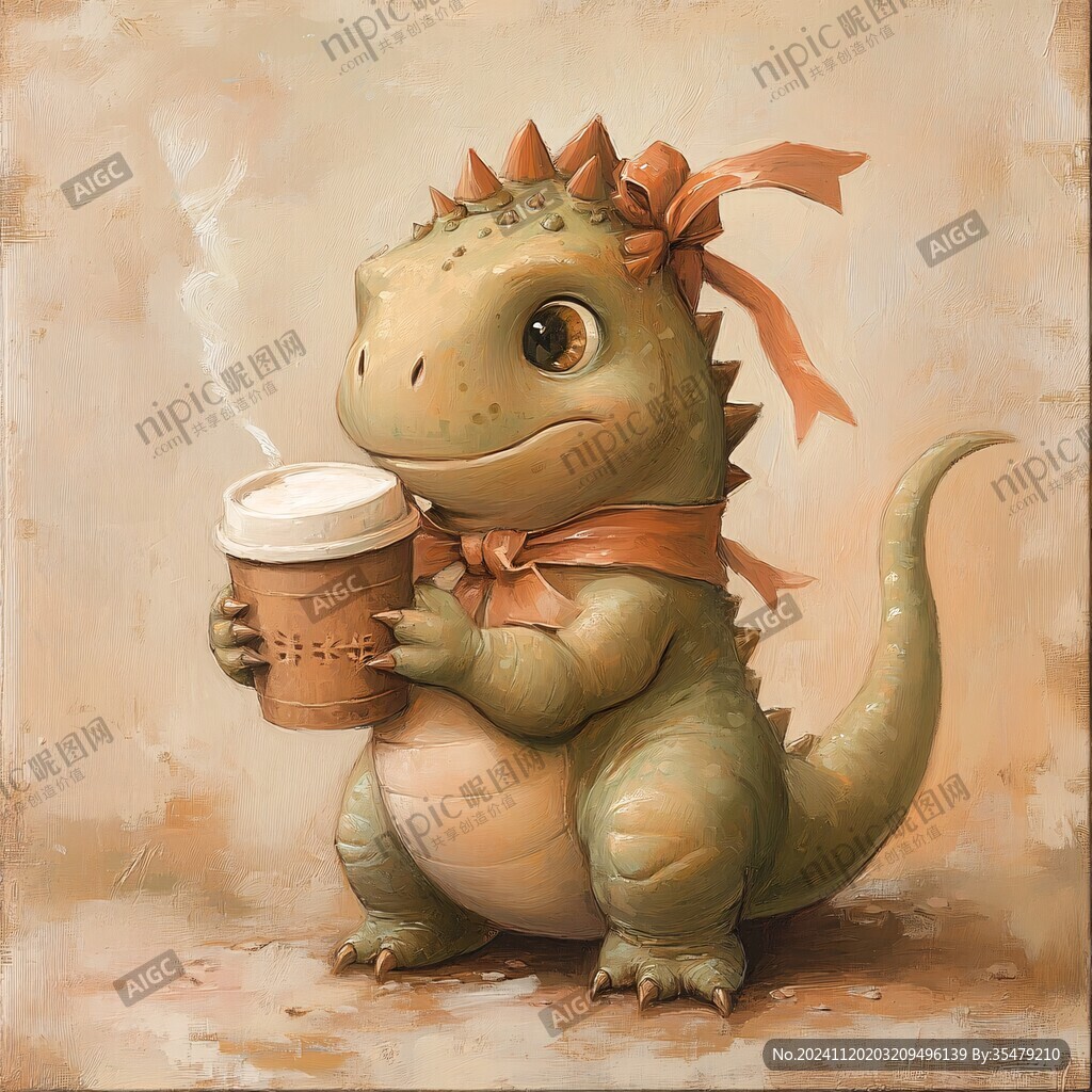 小恐龍插畫