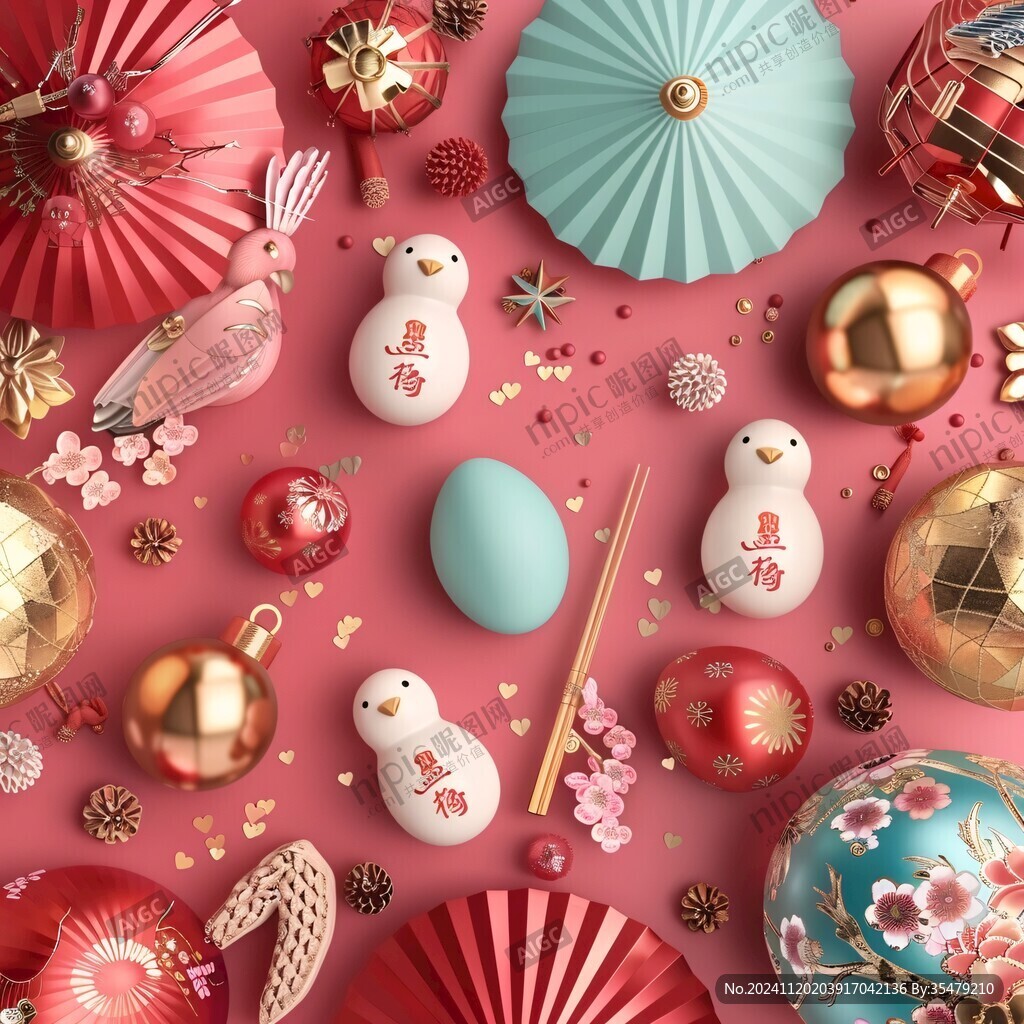 春節3d設計