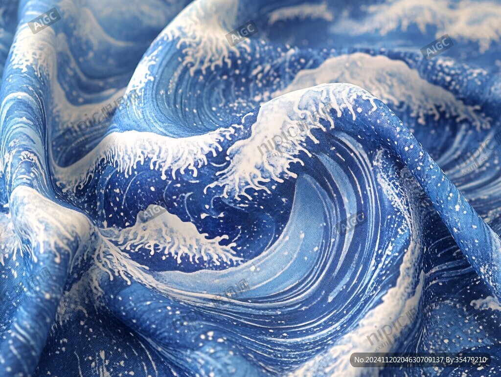 服飾包裝江崖海水水紋