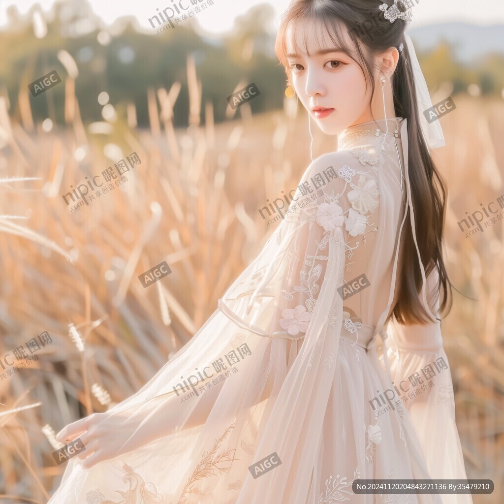 齊胸長裙
