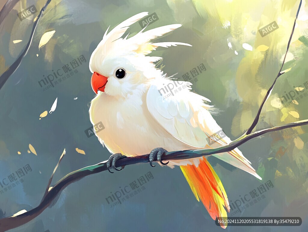 好看鳥插畫