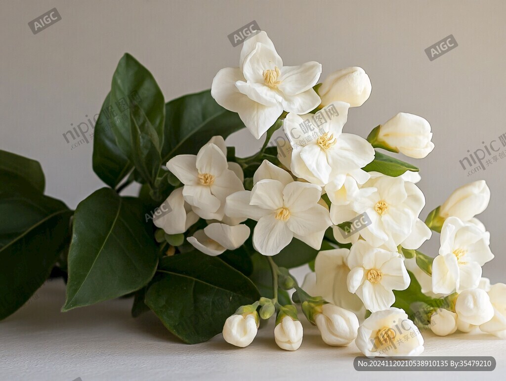 茉莉花花束
