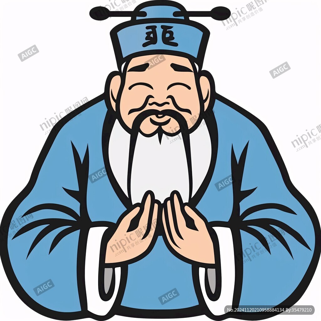 作揖卡通