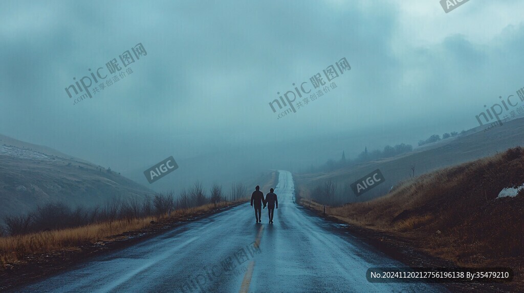 一路相伴背景
