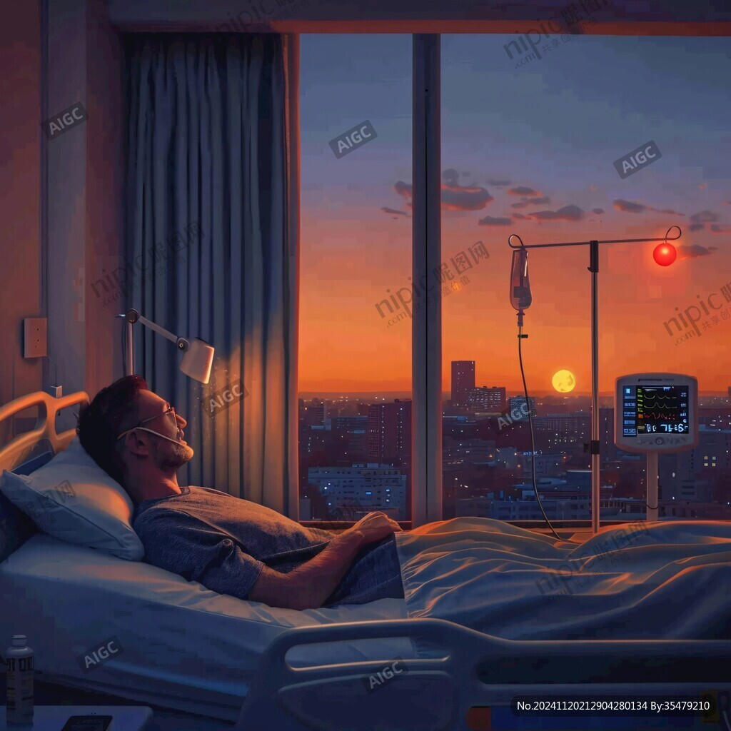 黃昏場景插畫