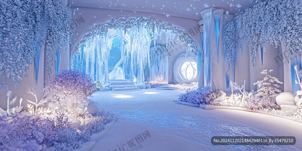 冰雪婚禮舞臺
