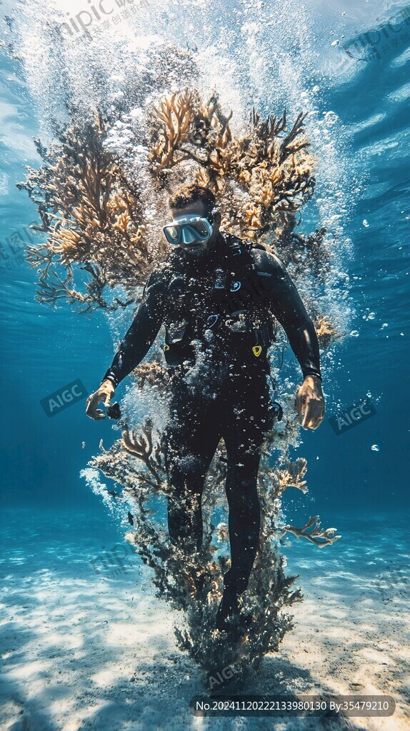 潛水深潛海洋