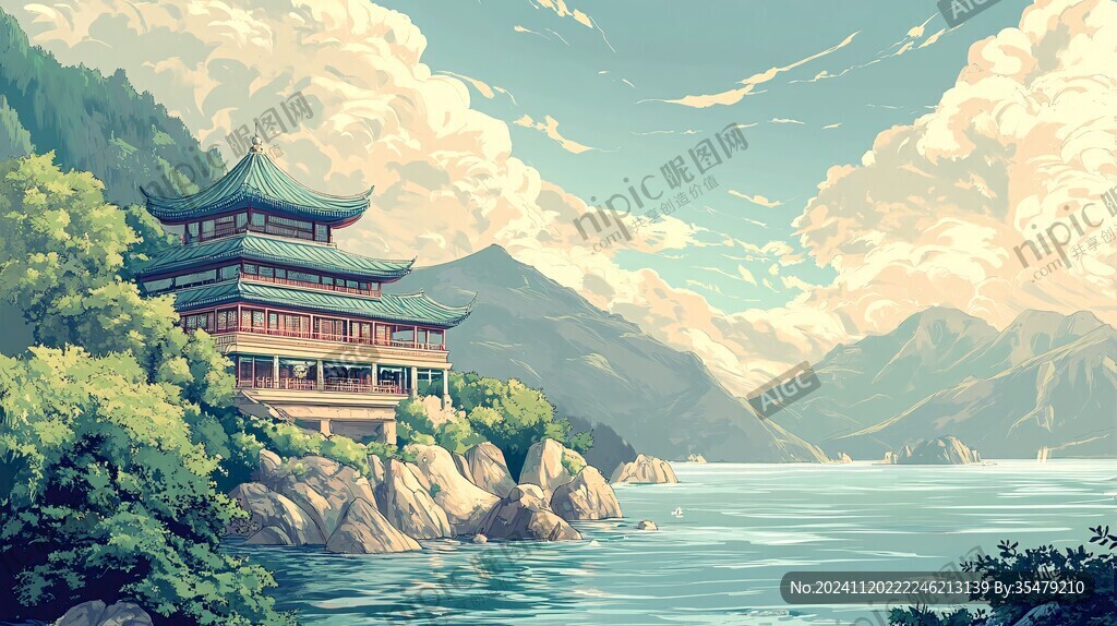 石寶寨插畫
