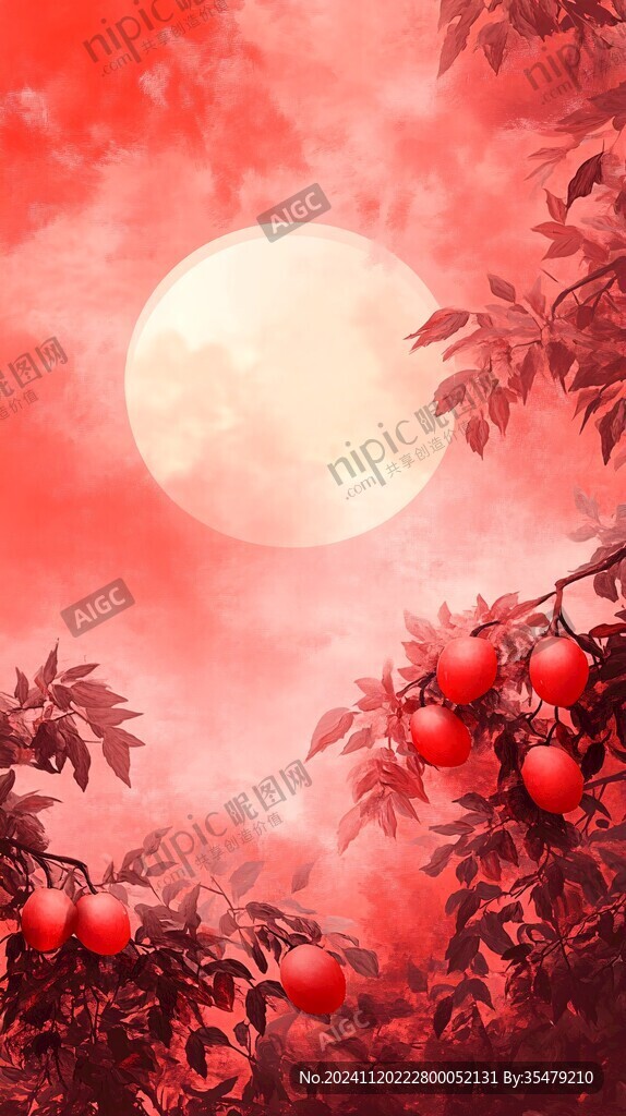 水蜜桃循環背景圖