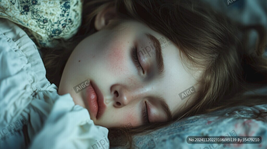 睡覺的少女