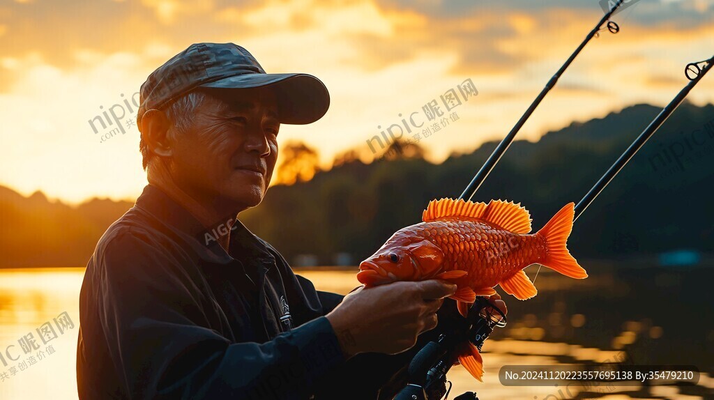 暖色釣魚