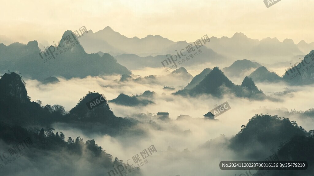 九嶷山云霧
