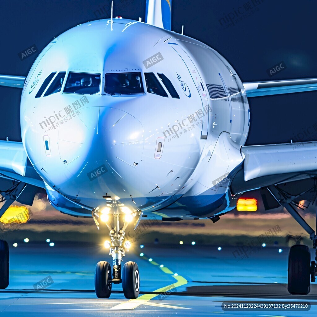 飛機夜行