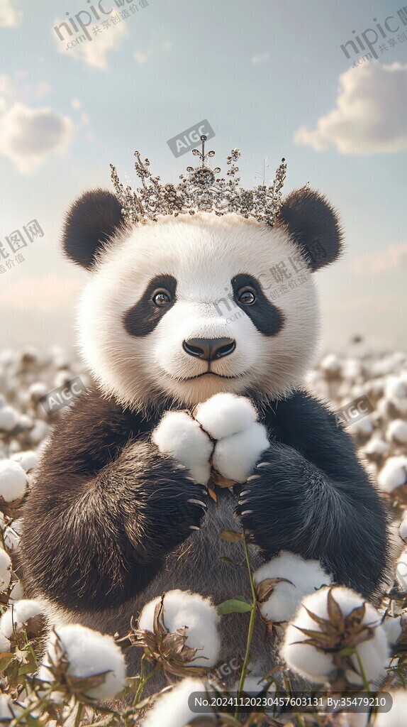 高清卡通熊貓