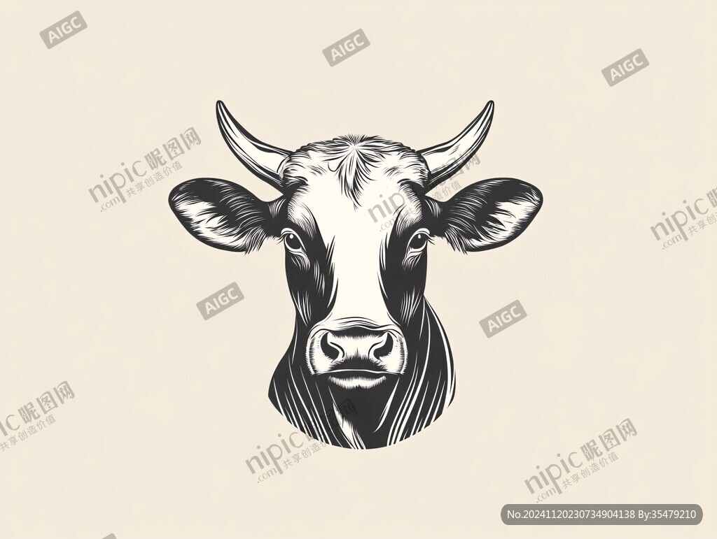 簡(jiǎn)約牛形象