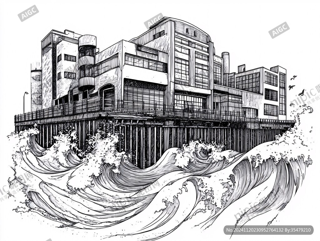 海洋大學插畫