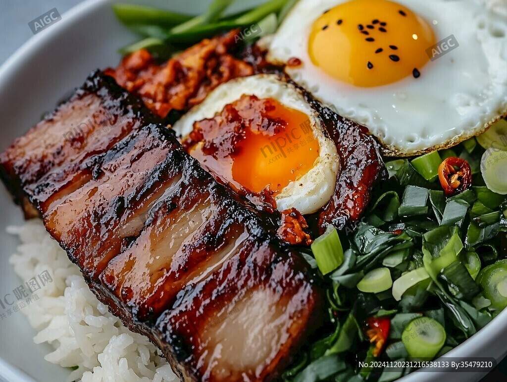 叉燒蛋飯