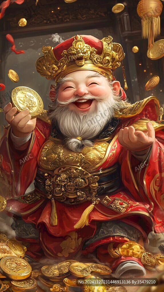 財神奉旨發(fā)財一夜暴富