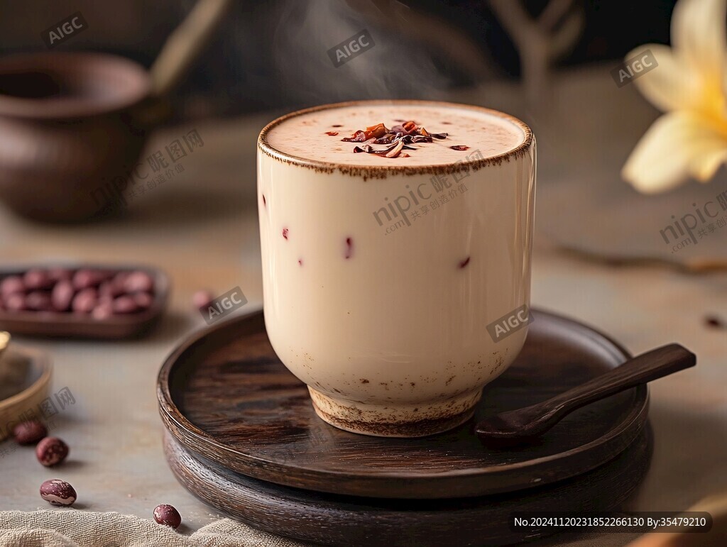 暖心紅豆奶茶