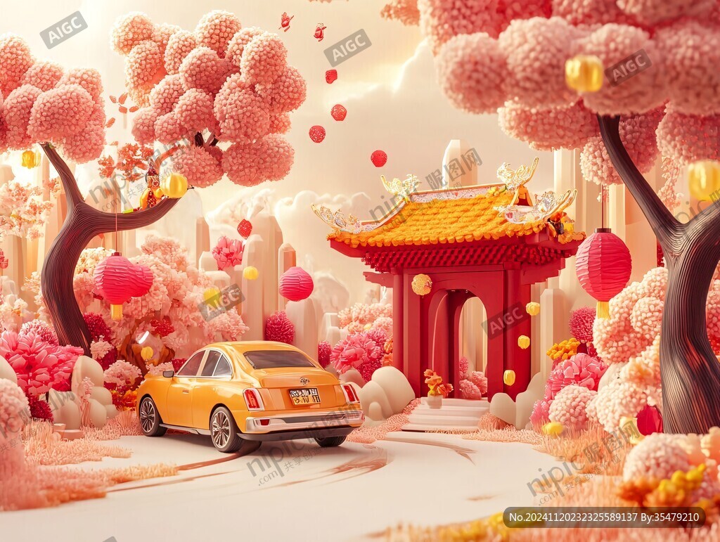 春節(jié)3d設(shè)計