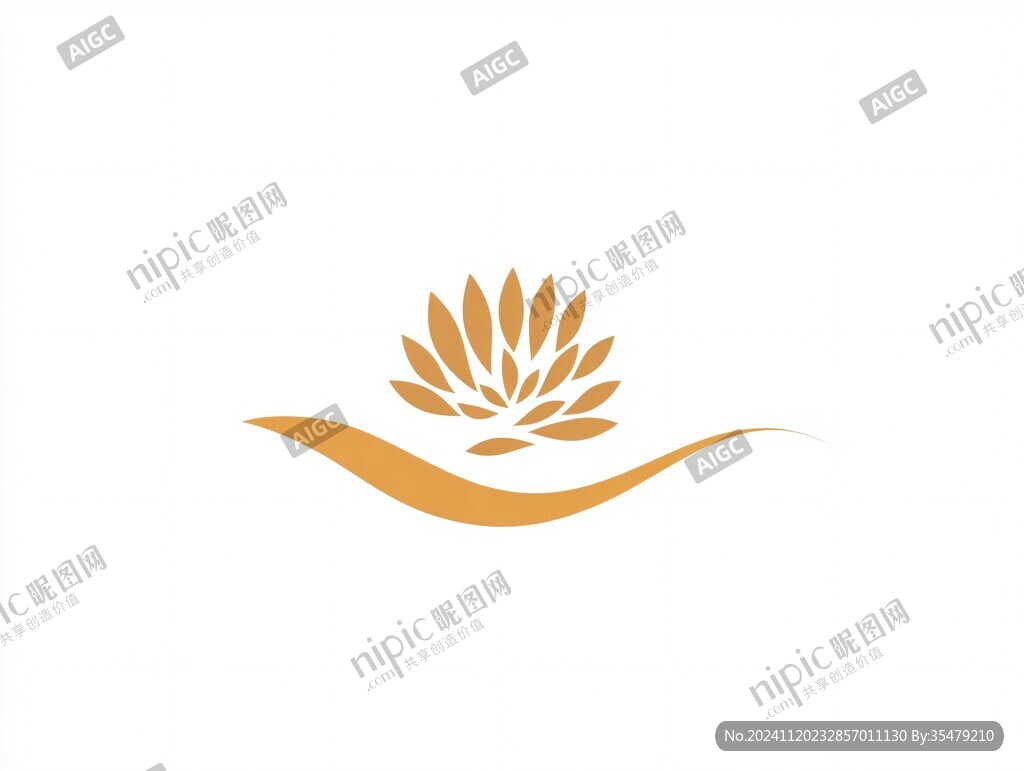 金色麥logo穗