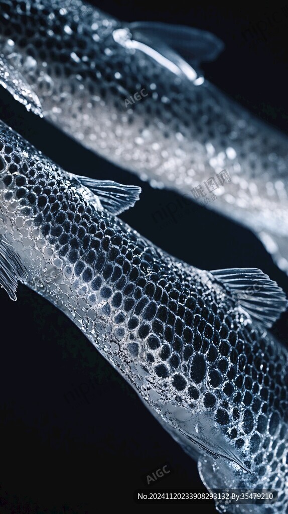 魚鱗局部