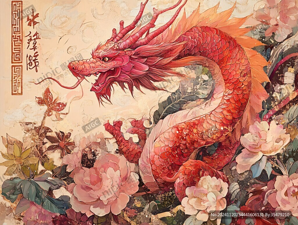 龍年系列包裝插畫