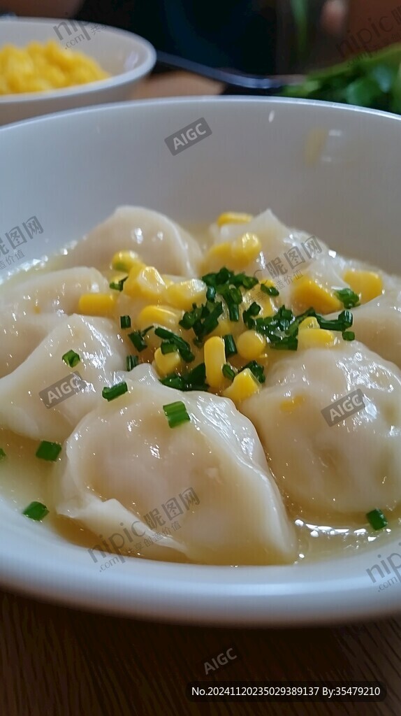 雞湯水餃