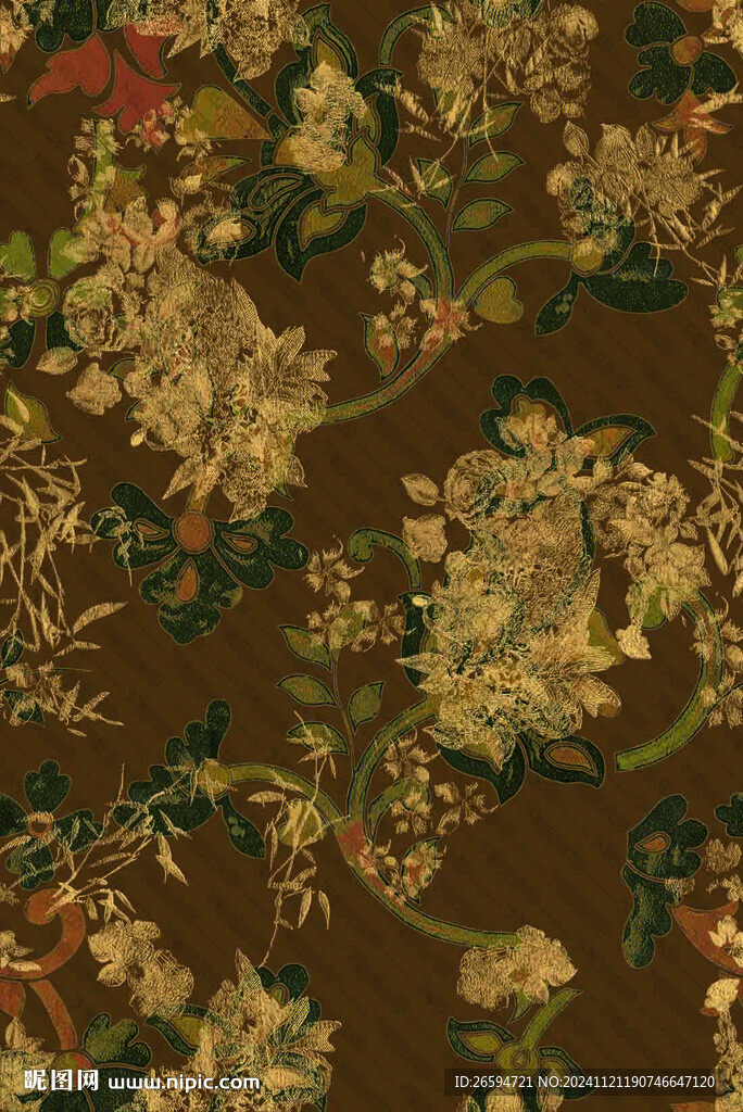 刺繡效果花