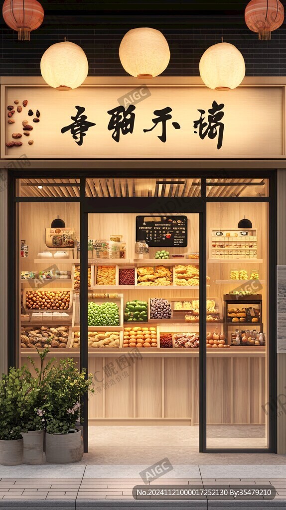 香稻亭門頭設計